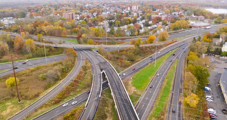New England roads with fulfillment from Boston